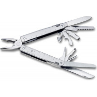 Мультитул Victorinox SwissTool, 115 мм, 28 функций, нержавеющая сталь, кожаный чехол в комплекте