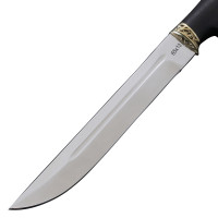 Нож Пластунский, сталь 65Х13, граб, мельхиор
